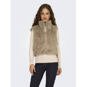 ONLY Дамска жилетка DANA silver mink ONLY | Srebaren | ЖЕНИ | L