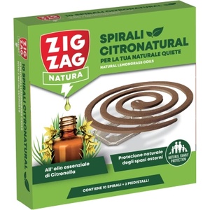 Zig Zag Спирали против комари с цитронела 10бр (2922)