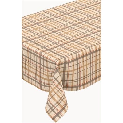 Impol Trade Obrus PVC 162A káro béžovo-sivé návin 20 mx140cm