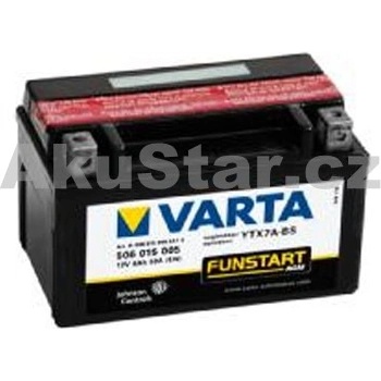 Varta YTX7A-BS, 506015