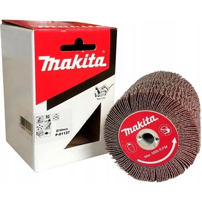MAKITA P-01127 Valcová kefa lamelová K- 40 / D 100 mm - 1ks Pre: 9741