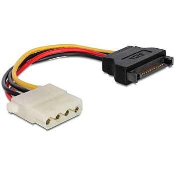 Gembird Захранващ кабел Gembird CC-SATA-PS-M, 15-пинов SATA (T) към 4-пинов Molex (M), 0, 15 м (CC-SATA-PS-M) (CC-SATA-PS-M)