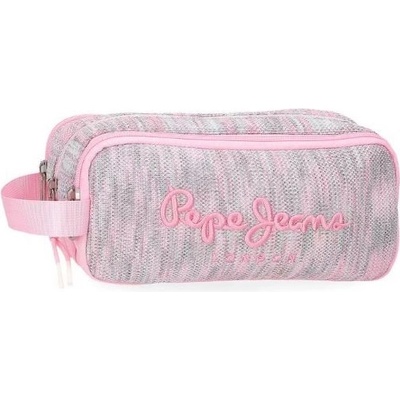 Овален несесер Pepe Jeans Miri - 3 ципа, с дръжка (6874721)