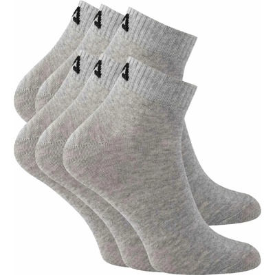 Fila Quarter Sock 6-pack grey