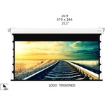 Screenline Моторизиран прожекционен екран за стена/таван Screenline LODO TENSIONED Home Vision, 470x264 (212"), 16: 9, бял, стенен превключвател (SL-LT470D-HV) Прожекционни екрани
