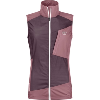 Ortovox Дамски вълнен елек Ortovox Women's Trace Windbreaker Vest Merino vest - Chestnut (132-1660-0112)