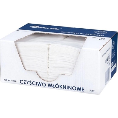 Merida Čistivo z netkané textílie bílé skládané 30x40 100 ks/balení