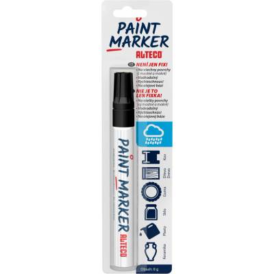 ALTECO Paint Marker čierny olejový popisovač