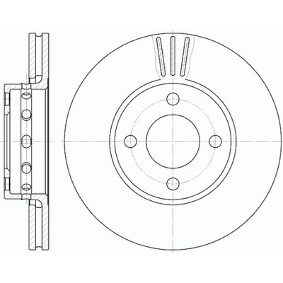 Brzdový kotúč REMSA 6267.10