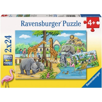 Ravensburger Vítejte v zoo 2 x 24 dílků