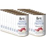 Brit mono protein агнешко месо и кафяв ориз 18x400г