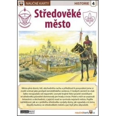 Naučné karty Středověké město
