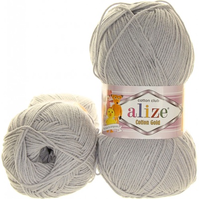 Alize Cotton Gold šedá 200