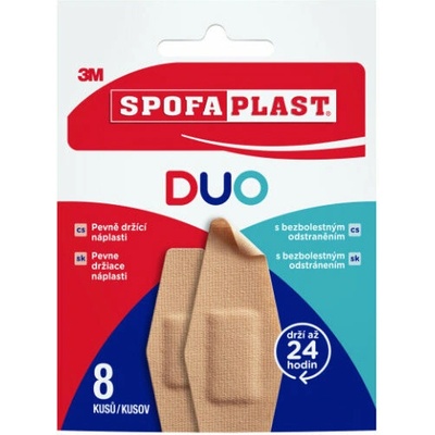 3M Spofaplast Duo náplasti mix různých druhů 8 ks