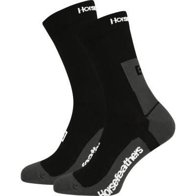Horsefeathers Мъжки чорапи за колоездене Horsefeathers Cadence Long Bike Socks Cycling socks - Black - размер 40-43 (EU) (207-1218-0112)