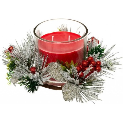Atmosphera Vánoční věnec se svíčkou 270 g