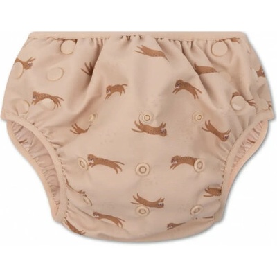 Swim Essentials Plavky pre bábätká s UPF Brown Leopard
