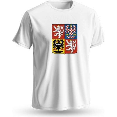 Pánské tričko David Pastrňák #88 Czech National Emblem 2025 white