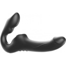 Ibiza Strapless Vibrator with Remote Control Push Button Black