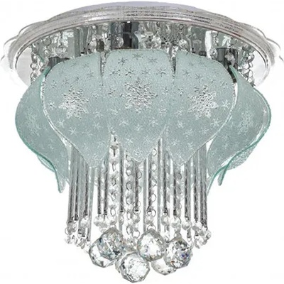 ELBULGARIA Кристален полилей с музика и Bluetooth Led RGB EL1833/40 CH E27 4x40W 400mm