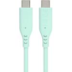 PremiumCord Silicone USB-C 60W 480Mbps Turquoise 1, 5 m USB кабел (KU31SA15T)