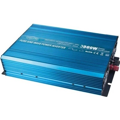 Sinusový měnič napětí z 24, 230V + USB, 3000W, 35PSW3024