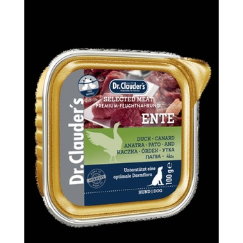 Dr.Clauder's Selected Meat Ente /Pre Biotics/ - консервирана храна с патешко месо за кучета, 100 гр