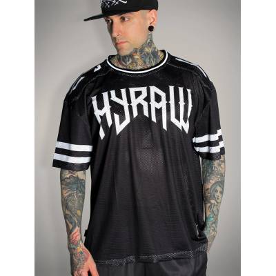 HYRAW спортна фланелка HYRAW - 666 CLUB - Oversize Mesh Jersey T-shirt - 262TS01