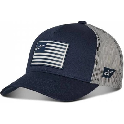 Alpinestars FLAG SNAP HAT modrá/šedá – Zbozi.Blesk.cz