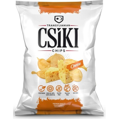 Csíki Chips Bezlepkové bramborové chipsy se sýrovou příchutí 60 g