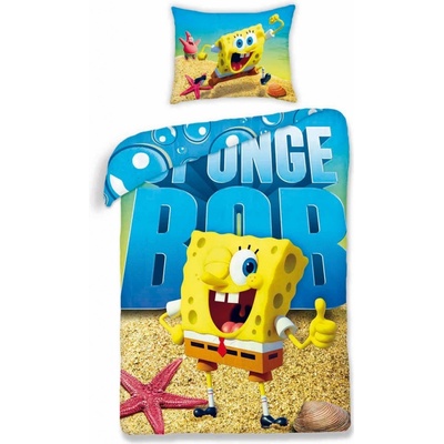 Jerry Fabrics Obliečky SpongeBob Bavlna 140x200 70x90