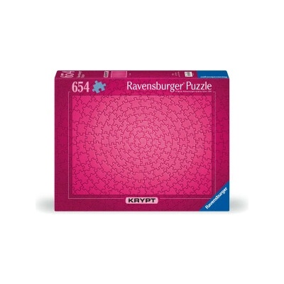Ravensburger Krypt Pink mit Schweres ohne Bild nur nach Form de 654 dielov