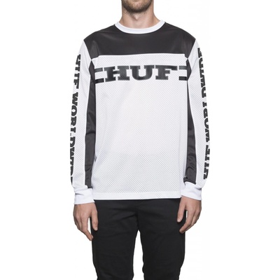 HUF BLACKOUT TEAM JERSEY WHITE