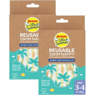 Huggies Little Swimmers 11-14kg Midi 3-4 - Tropical Trees 2ks