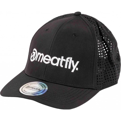 Meatfly Keery Perfor Snapback Petrol White Logo Bílá