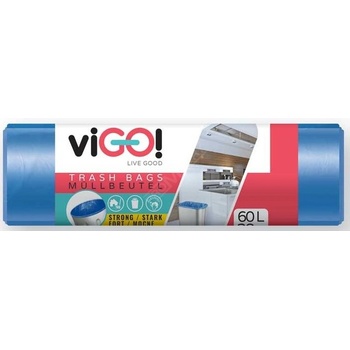 Vigo pytle zatahovací HDPE 60 l 13 µm 10ks modré