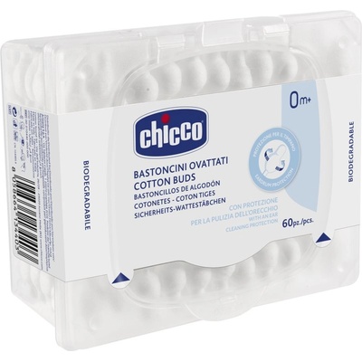 Chicco Cotton Buds клечки за уши за деца 60 бр