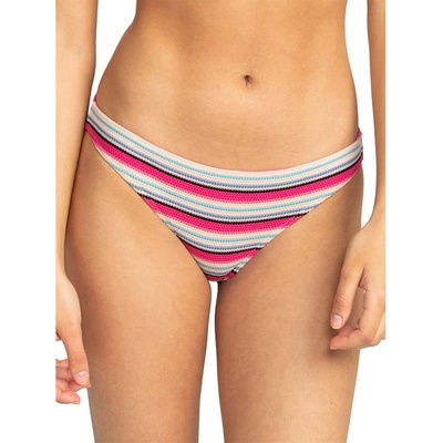 Roxy Paraiso Stripe Bikini Bottom - Pink