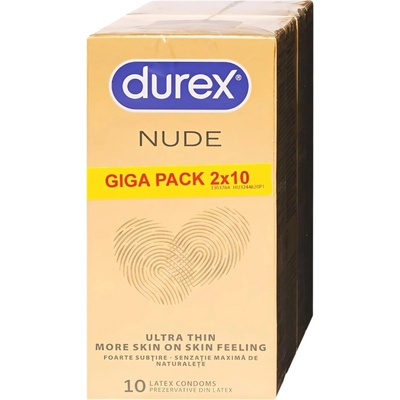 Durex Nude 2 x 10 ks