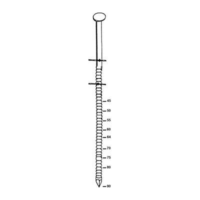ALSAFIX páskované hřebíky 3,1 x 80 mm ocel spojeno plastem 16 stupňů
