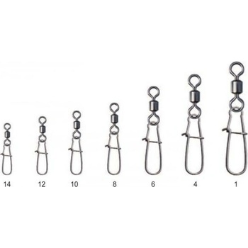 Mistrall Karabínky s obratlíkom Veľ. 4 10 ks