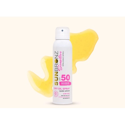 Suchý opalovací olej Sensitive SPF 50 SUNBRONZ 90 ml
