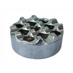 Horecano Ветроустойчив алуминиев пепелник Ø9.3xh4cm ХРОМ (0191497)