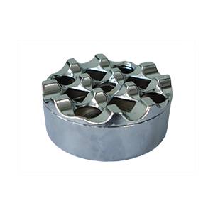 Horecano Ветроустойчив алуминиев пепелник Ø9.3xh4cm ХРОМ (0191497)