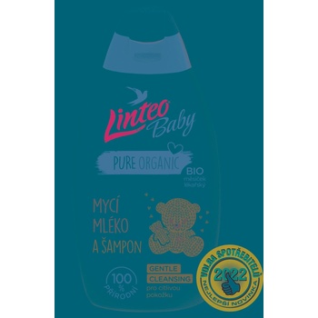 LINTEO Baby Mycí mléko a šampon 425 ml