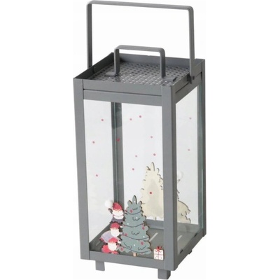 Boltze Home Vánoční lucerna na svíčku MONTI, 23 cm