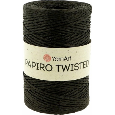 Yarnart Papiro Twisted 1309 čierna