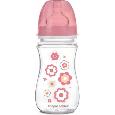 Canpol babies Антиколик шише Canpol - Newborn Baby, 240 ml, розово (35/217_pin)