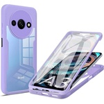 Techsuit Калъф за Xiaomi Redmi A3 / Redmi A3x + Протектор - ColorVerse 360 Series - лилав (KF2326880)