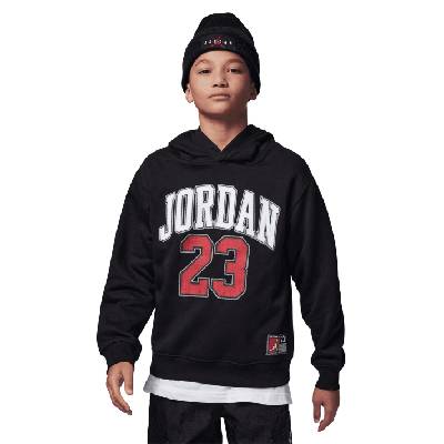 Детски суичър Air Jordan Unisex Kids' Logo 23 Hoodie - Black/Gold